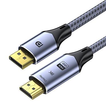dtf printer: Кабель DisplayPort (DP) → HDMI 8K/60Hz - высокоскоростной кабель для — 3