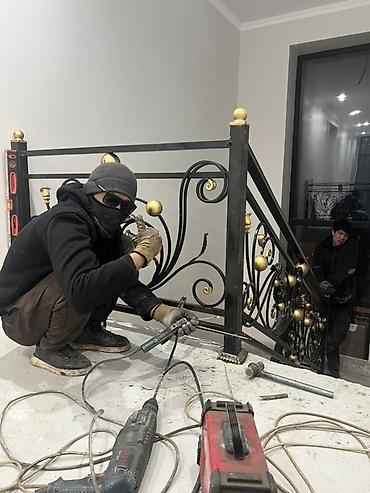 Изготовление перил: Изготовление перил Материал: Кованное железо, Наружные, Бесплатный замер — 24