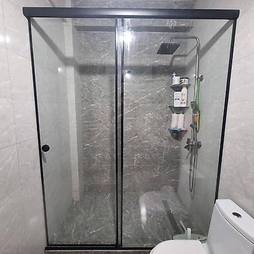 Душевые перегородки и ограждения: Душевые кабины стеклянные перегородки душевые кабины Бишкек 🚿 — 12