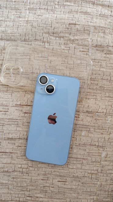 ayfon iks qiymeti: IPhone 14, 128 GB, Mavi, Zəmanət, Simsiz şarj, Face ID