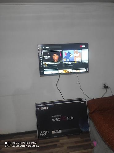 Телевизоры: Телевизор Smart TV с крупной диагональю (около 55–65"), тонкими — 67