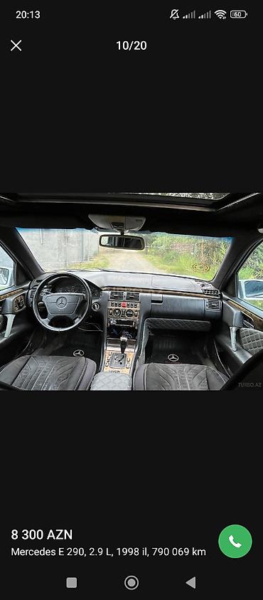 Mercedes-Benz: Mercedes-Benz E-Class: 2.9 l | 1998 il Sedan -da lalafo.az — 7 Mercedes-Benz: Mercedes-Benz E-Class: 2.9 l | 1998 il Sedan — 7