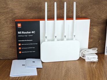 4 к: Xiaomi Mi Router 4C - WiFi роутер для дома и офиса. Состояние нового
