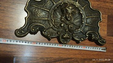 Digər ev dekoru: Məhsul: Bərk döküm metal dekorativ divar elementıtökmə latun 8kq — 7