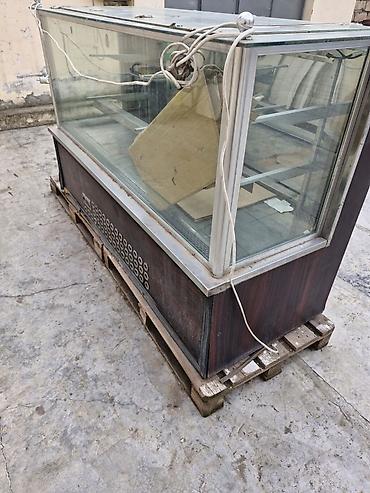 Soyuducu avadanlığı: Şüşəli soyuducu-vitrin (restoran/kafe/şirniyyat dükanı üçün) - Ön və — 4
