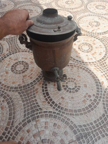 Kömür: İşlənmiş Od Samovar, 7 l, Ünvandan götürmə