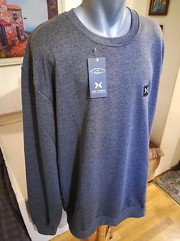nike tek flis: Veliki muski pamucni duks No Copy u broju 6XL Sivi. Veliki model — 3