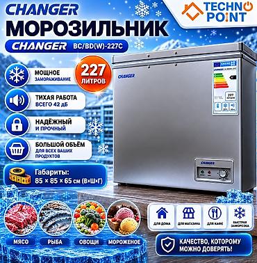 морожный холодильник: Морозильник Changer 227С — горизонтальная модель с вместимостью 227 — 1
