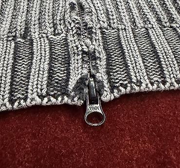 tuklu geyim: Stone Island Cable Knit Hoodie Grey M. - Rəng: boz/qarışıq melanj - — 3