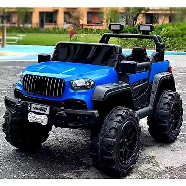 Dečiji električni automobili: Dvosed Džip na akumulator DELFINO SPEED 800 4x4 – Plavi Šifra — 6