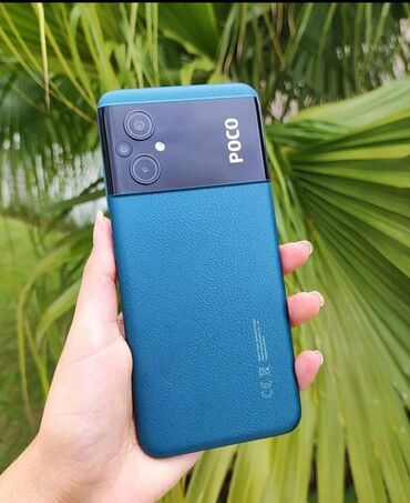 телефон fly fs406: Poco M5, 8 GB, rəng - Göy, Barmaq izi