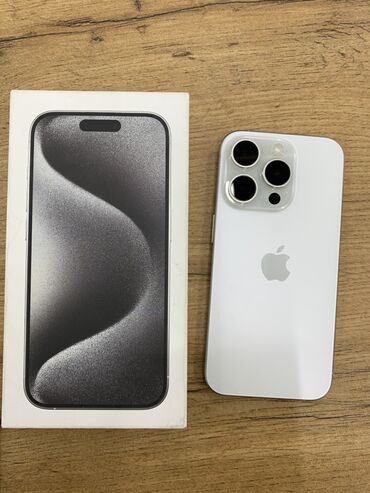 Apple iPhone: IPhone 15 Pro, 128 ГБ, White Titanium, В рассрочку, 96 %