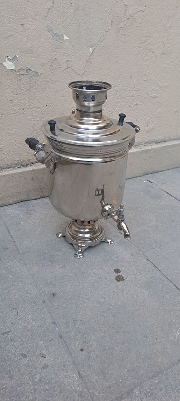 odun samovar satilir: İşlənmiş Od Samovar, 7 l, Ünvandan götürmə