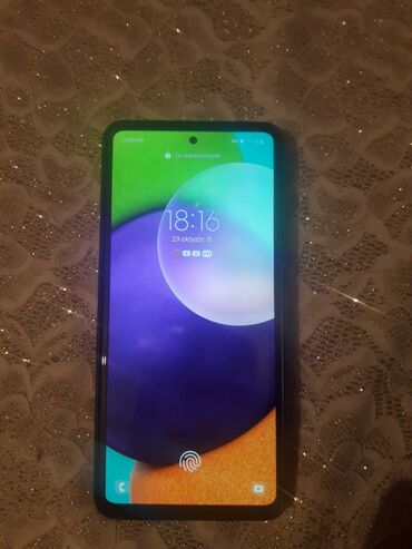 xiaomi black shark 4: Samsung Galaxy A52, 128 GB, rəng - Qara, Barmaq izi