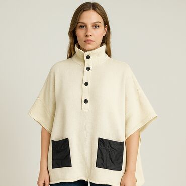 купити куртку в польщі жіночу: By Malene Birger, Пончо жіноче, One size