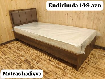 bizim ev mebel divanlar: Yeni, Təknəfərlik çarpayı, Bazasız, Matras ilə, Siyirməsiz
