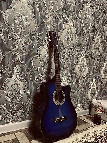 esp ltd: Акустическая гитара с вырезом (cutaway), 6 струн, цвет сине‑чёрный — 1