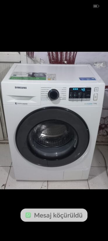 Moskviç: Paltaryuyan maşın Samsung, 7 kq, İşlənmiş, Avtomat, Kredit yoxdur, Ünvandan götürmə
