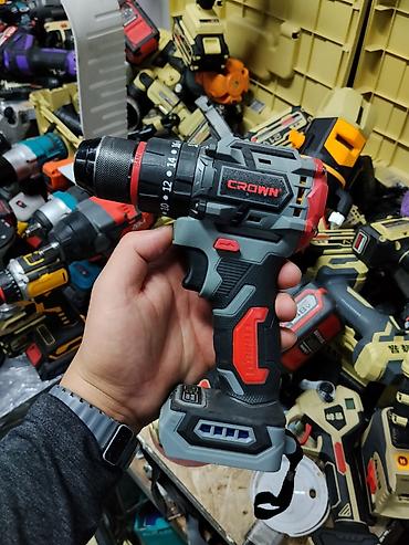 Электроинструменты: Аккумуляторная дрель-шуруповёрт CROWN (Lithium drill) - Тип патрона — 1