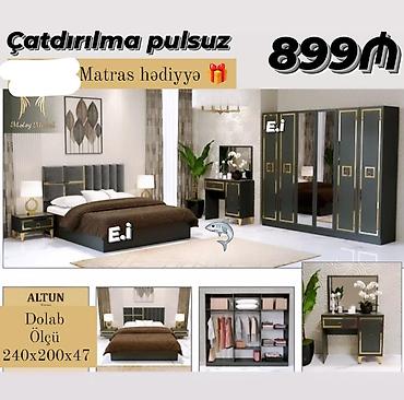 plasiq qapi: Yataq otağı dəsti – ALTUN model - Qiymət: 899₼ - Çatdırılma pulsuz - — 1