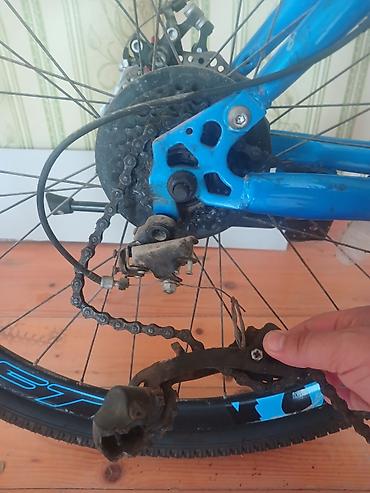 islenmis velosiped: SAFT markalı dağ/trekkinq tipli velosiped. Qara-göy rəng — 4