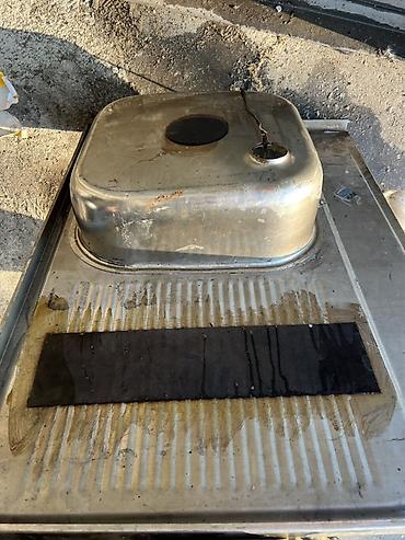 Mətbəx çanaqları: Paslanmayan poladdan mətbəx üçün tək gözü olan üzərinəqoyulan lavabo — 3