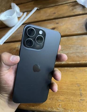 Мобильные телефоны: IPhone 15 Pro Max, Б/у, 256 ГБ, Black Titanium, Чехол, 88 % — 3
