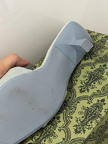 Basanoşka və səndəllər: Bershka, Ölçü: 39, rəng - Mavi, Yeni — 3