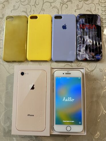 iphone 7 gold 32gb: IPhone 8, 64 GB, Rose Gold, Barmaq izi