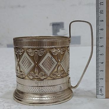 Кухонные принадлежности: Podstakanik stəkan altlığı подстаканник, sovet istehsalı, material — 8