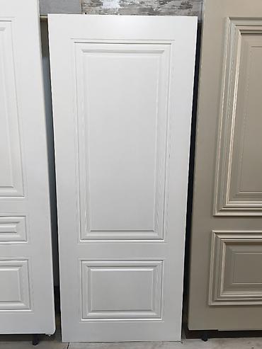 xam mdf: Ağ rəngli, klassik panelli qapı təbəqəsi - Material: MDF/taxta — 1