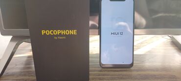 Poco: Poco Pocophone F1, Б/у, 64 ГБ, цвет - Черный, 2 SIM