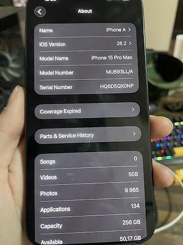 note 13 pro plus: IPhone 15 Pro Max, Б/у, 256 ГБ, 79 % — 4