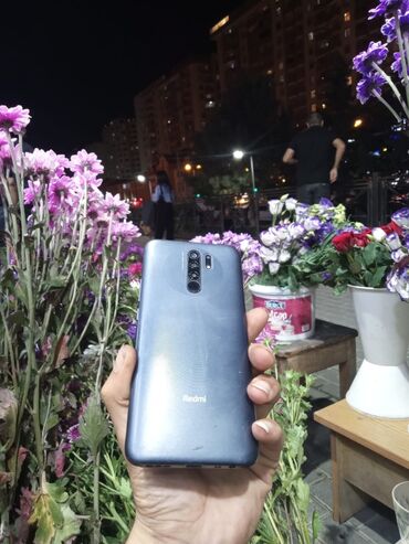 xiaomi telefon: Xiaomi Redmi 9, 64 GB, 
 Barmaq izi, İki sim kartlı, Face ID