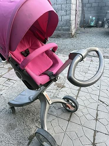 коляс: Детская прогулочная коляска Stokke Xplory (розовая) - Оригинальная — 1