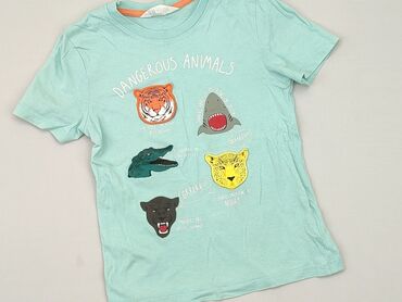 letnie koszulki: Koszulka, H&M, 5-6 lat, 110-116 cm, stan - Dobry