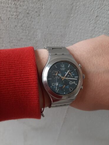 Ručni satovi: Swotch ispravan sat sat je original sviss made ima jednu linijicu sa — 6