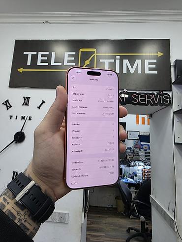 iphone 1w: IPhone 17 Pro Max, 256 GB, Narıncı, Zəmanət, Simsiz şarj, Face ID — 3