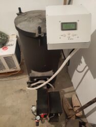 Qapılar və aksessuarlar: Maye yanacaqla işləyən qazan sistemi (brülörlü) - Komplekt: silindrik