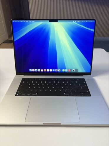 компьютерные: Ноутбук, Apple, 16 ГБ ОЭТ, Apple M1 Pro, 16 ", эс тутум SSD