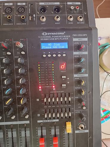 en ucuz piano: Dynacord PMX-1202A MP3 – 12 kanallı gücləndiricili mikser — 1