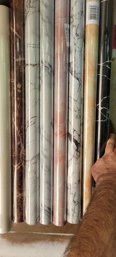 Kağız oboylar: Hamam Ucun Suya Istiye Davamli Viniller. Rulonla Satilir Hercur Reng — 6