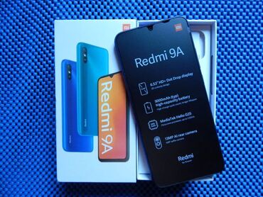 телефон 4000: Xiaomi, Redmi 9A, Б/у, 32 ГБ, цвет - Бежевый, 2 SIM