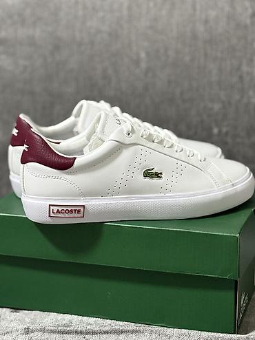 футбольные кроссы: Кроссовки, 36, 36.5, 37, Lacoste, Новый, цвет - Белый — 2