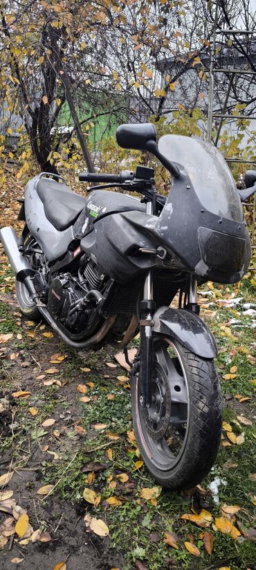 антибак 100: Классический мотоцикл Kawasaki, 500 куб. см, Бензин, Взрослый, Б/у