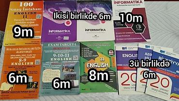 Kitablar və jurnallar: Məhsul: Abituriyent və məktəblilər üçün hazırlıq kitabları dəsti — 2