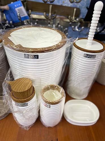 Другие товары для дома: Набор аксессуаров для ванной комнаты okyanus изготовлен из — 9