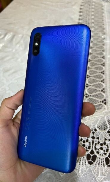 сотка в рассрочку: Xiaomi, Redmi 9A, Б/у, 32 ГБ, цвет - Синий, 2 SIM