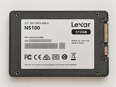 Накопители SSD: Внутренний Накопитель SSD 512 ГБ, 2.5", Новый — 1
