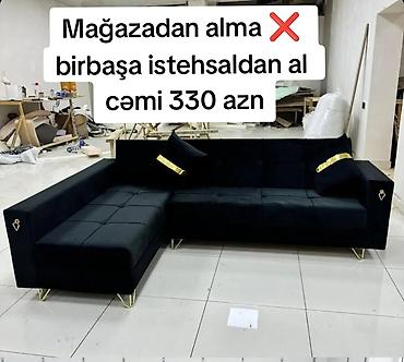 Диваны: Угловой диван, Новый, Раскладной, С подъемным механизмом, Велюровая ткань, Бесплатная доставка в черте города — 1